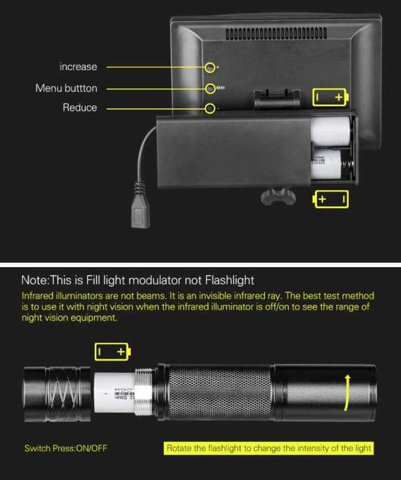 Waterproof Monocular with Display and Night Vision for Telescopic Sighting64354210738562122