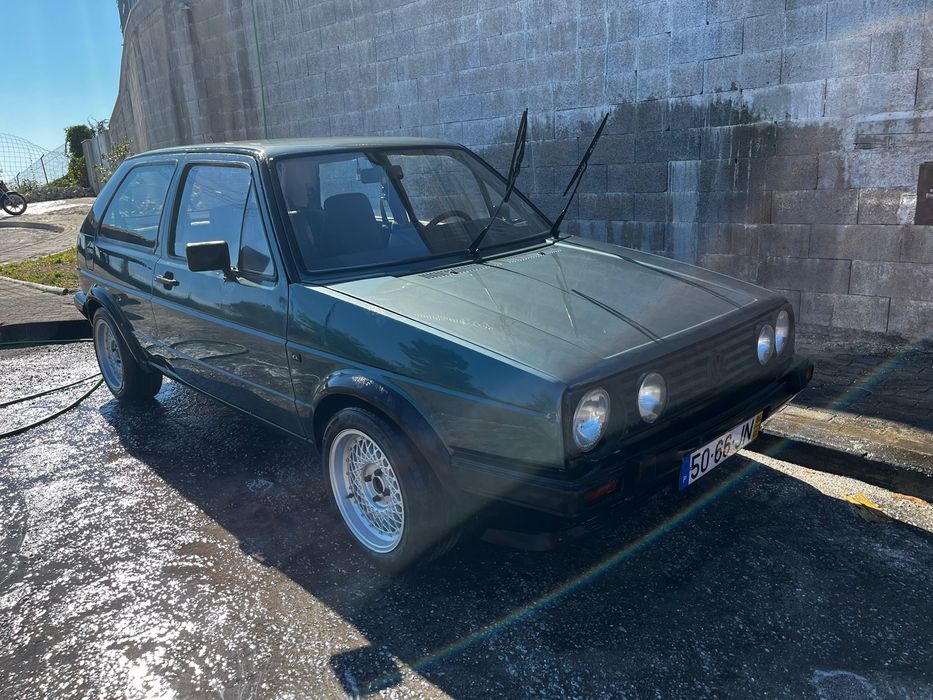 Golf 2 GTD jantes Rial Mahle pneus novos.