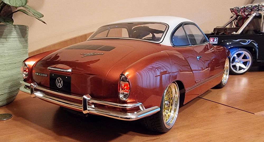 TAMIYA VW Carman Ghia RC 1/10 Fabrycznie Nowy Model ,Super Oświetlenie