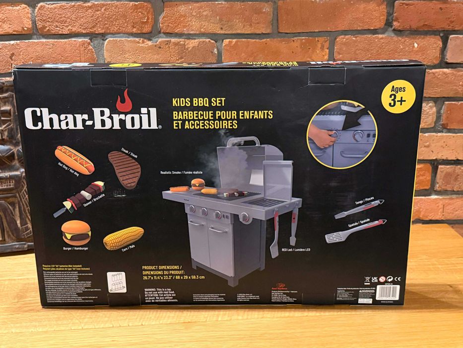 Grill zabawkowy Char-Broil BBQ Set dla dzieci