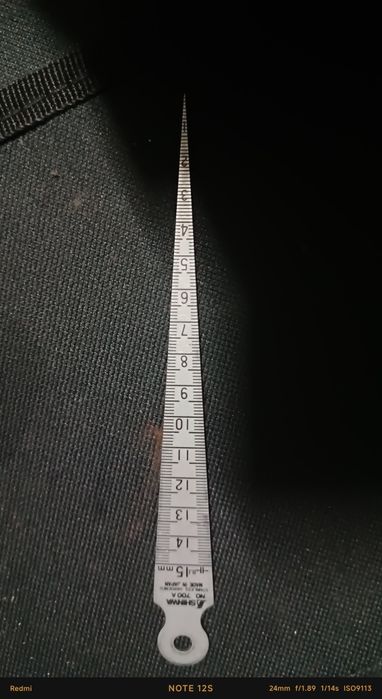 Calibrador Cónico Shinwa No. 700A (1-15mm) – Made in Japan – Inox