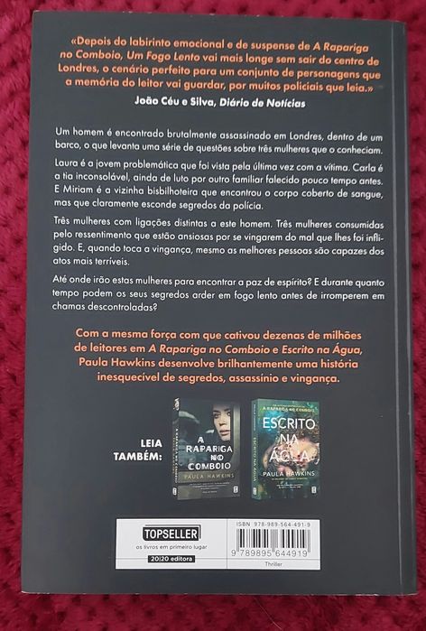 Um fogo lento, Paula hawkins