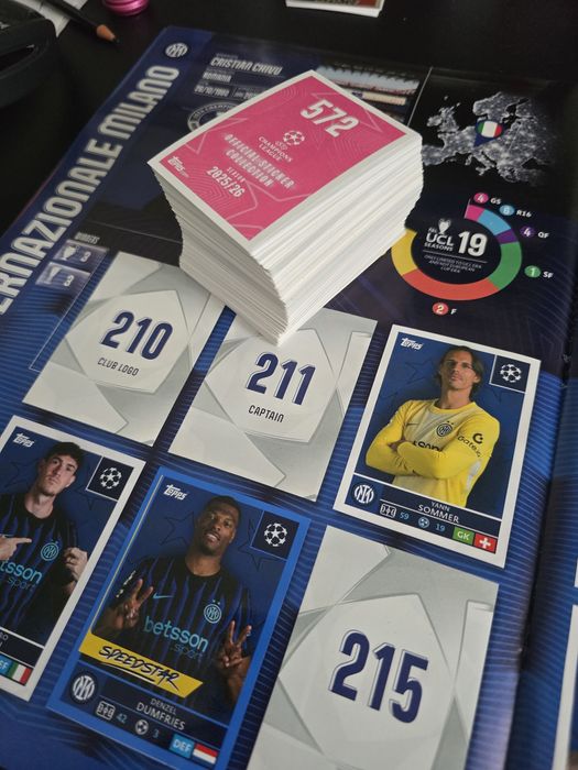 Cromos champions league Topps
