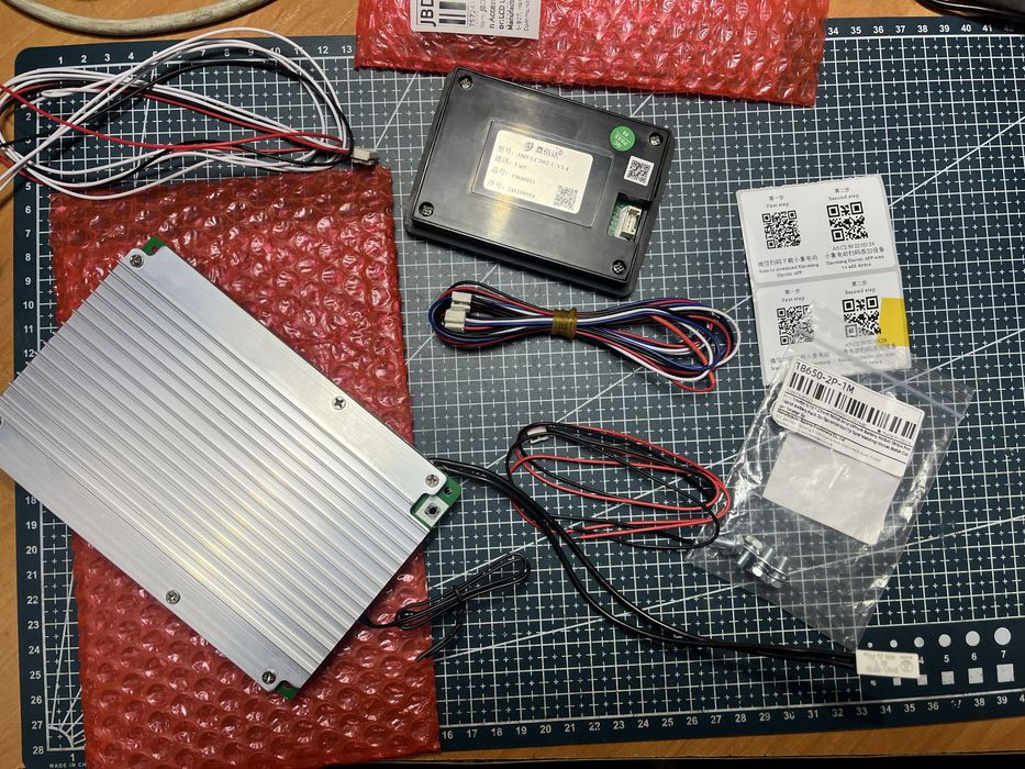 Комплект bms jbd 3s 12v 200-300a li ion з дисплеєм