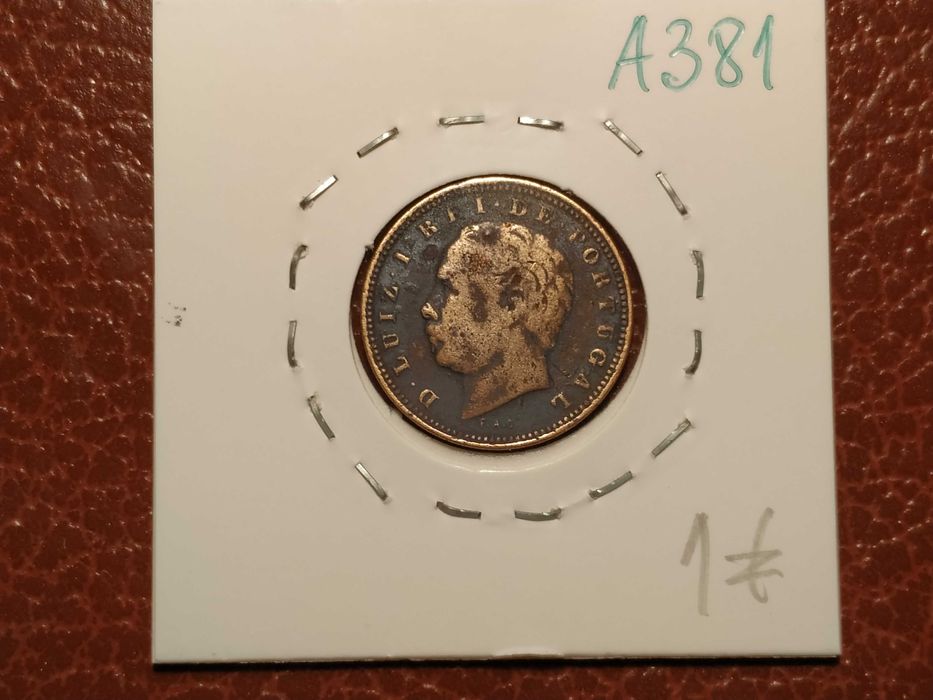 A381 moeda de 5 (V) reis de 1882 - Portugal (Monarquia)