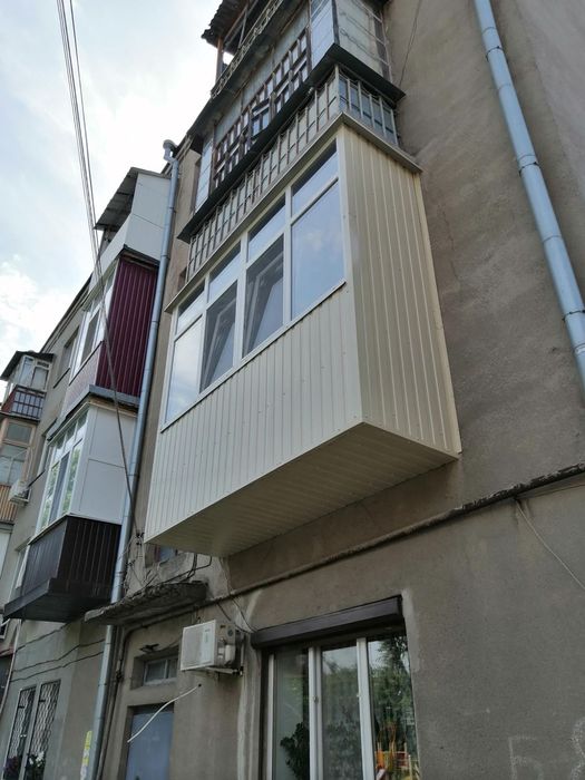 Ремонт балконів, балкон з нуля , вікна