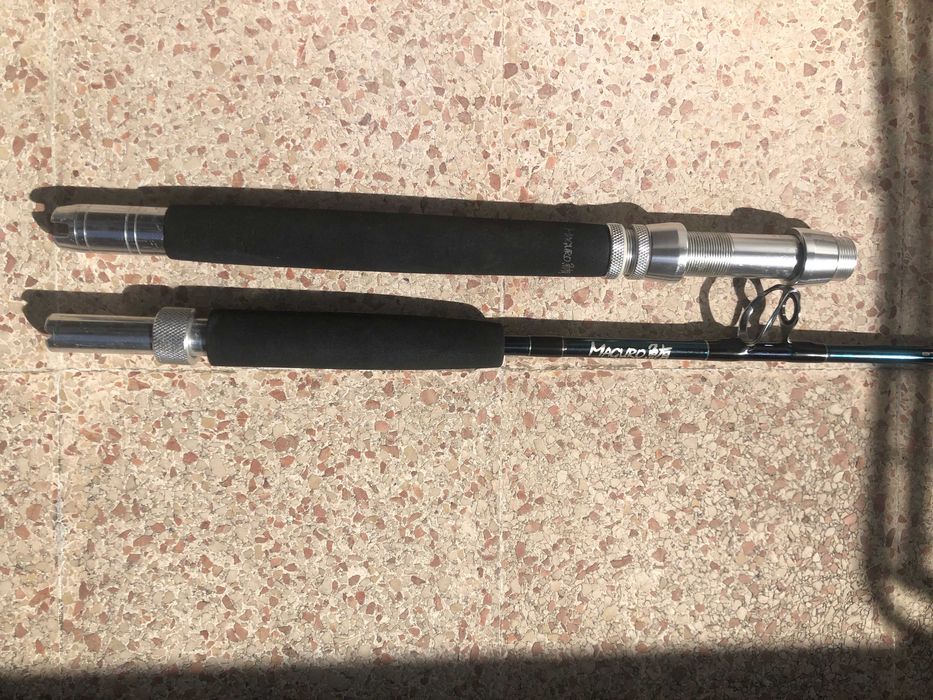 Cana de Pesca Embarcada - Maguro Luphus Stand Up 20 lb Chromeplate