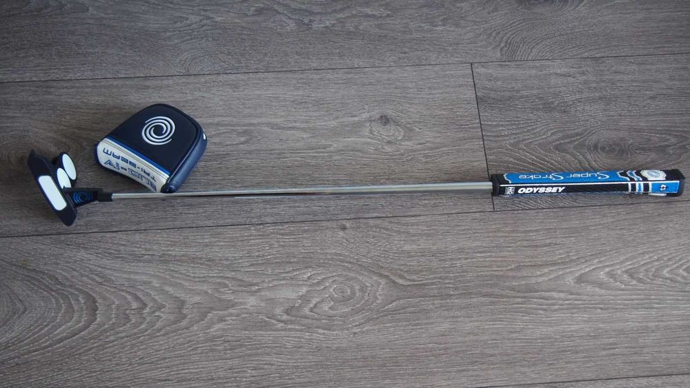 Kij do golfa Putter Odyssey Ai-ONE Tri-Beam 2-BALL BLADE CS | Mallet | Shaft Stroke Lab SL90 | Stan Idealny | 34,5 CALA