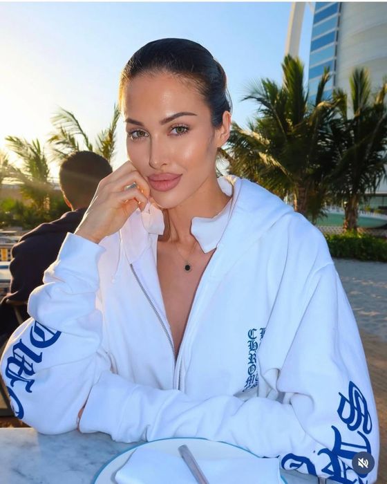 Кофта біла Chrome Hearta бу