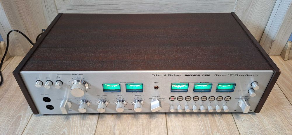Unitra Amplituner Radmor 5102 Srebrny! 81 Rok ! PO SERWISIE ! OKAZJA !