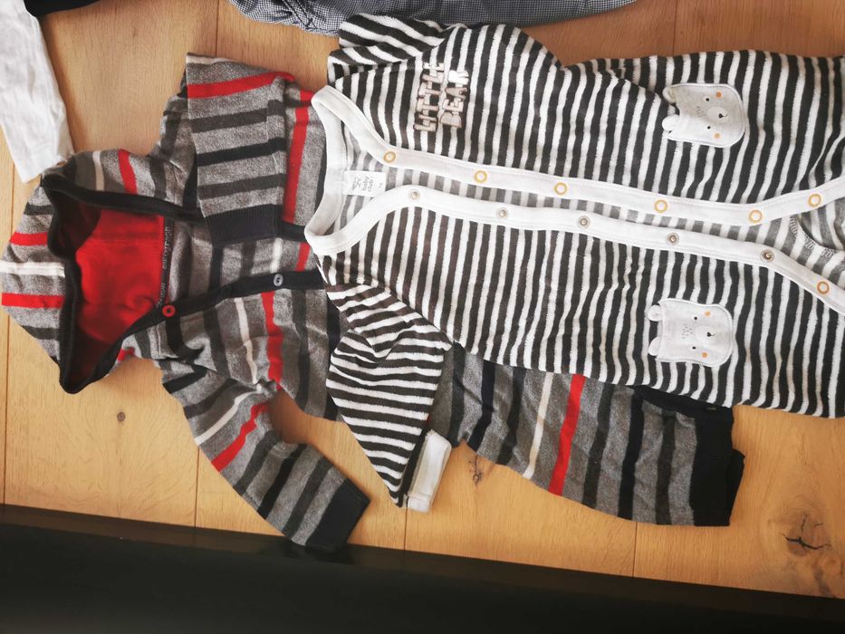 Ubranka dla chłopca, r.74, zima, H&M, 5.10.15, Lupilu, Mrofi