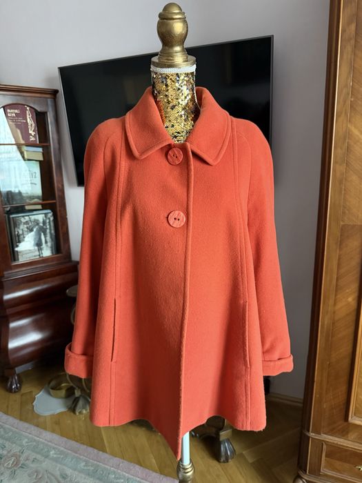 Płaszcz Dziekański XL/42 pomarańczowy koralowy