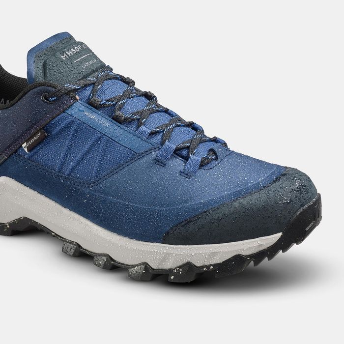 Calçado de Caminhada Montanha MH500 Homem Impermeável Azul