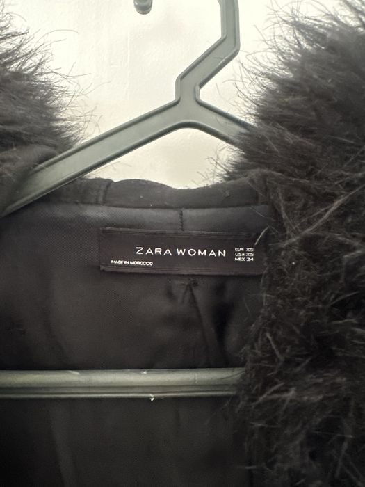 Casaco Preto de Inverno - Zara