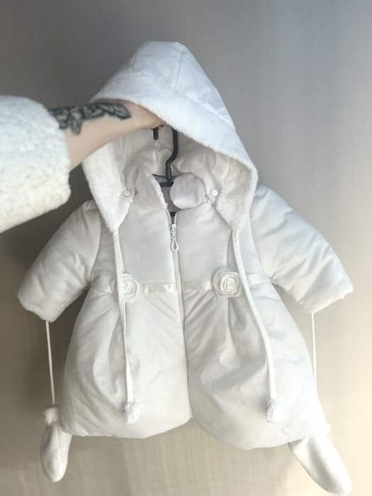 Ubranko na chrzest pełen zestaw full zima