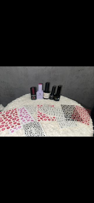 Гель лаки, топ +декор