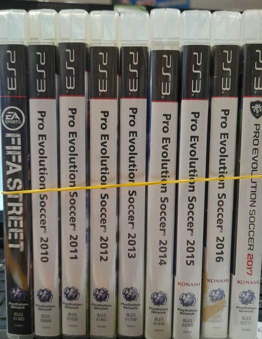 Zestaw PES ps3, Pro evolution soccer 2010 do 2017 +fifa Street ps3