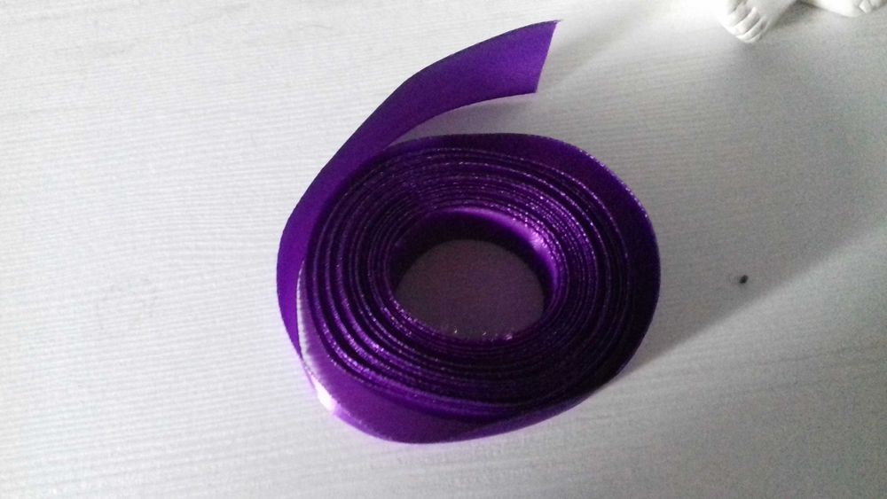 Tasiemka satynowa fiolet