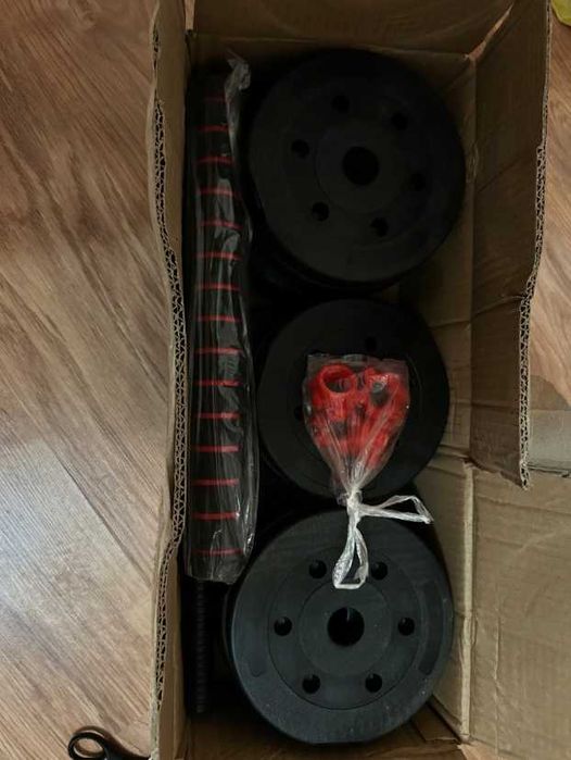 Nowe Hantle 20kg Regulowane +Sztanga Zestaw Hantlii 2x10kg Gwarancja