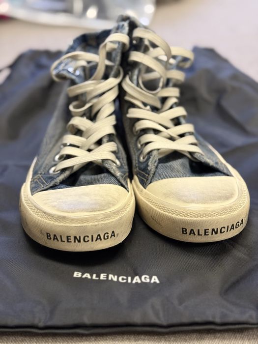 Кеди Balenciaga 36 оригінал жіночі джинсові