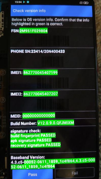 Плата Mi 9T 6/64 (glacier blue)