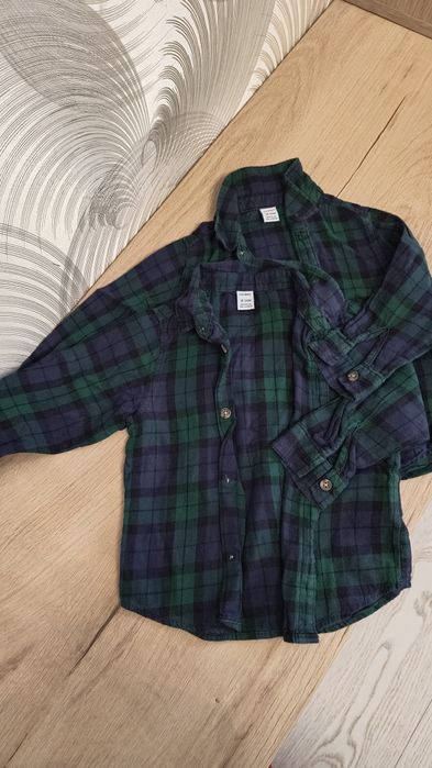 Рубашка фланелева 18-24 міс для двійні