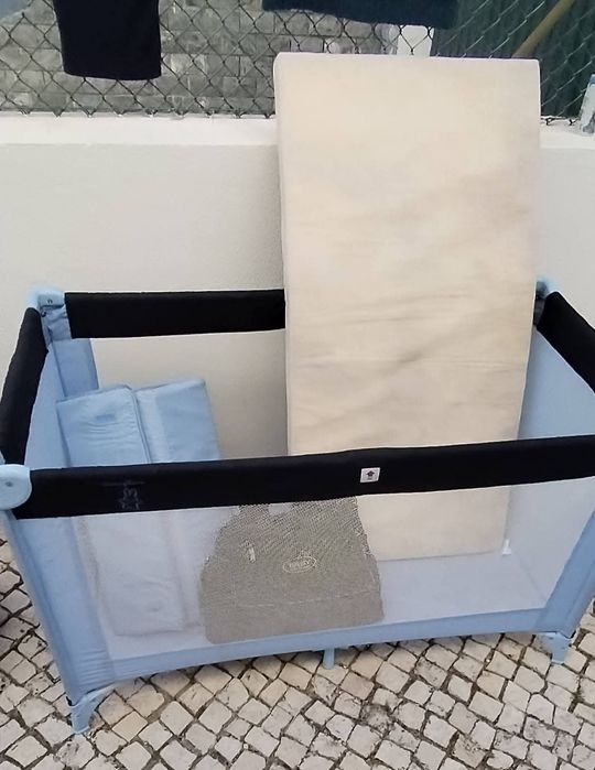Cama de Viagem Bebé com Colchão Extra – Quinta do Conde