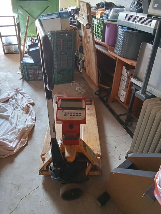 Porta paletes com balança