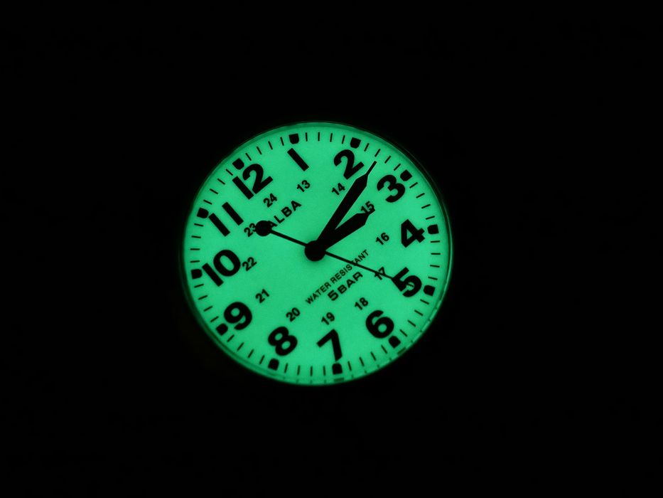 Seiko ALBA AQPK401 Ø35.5мм/ Люм на весь циферблат