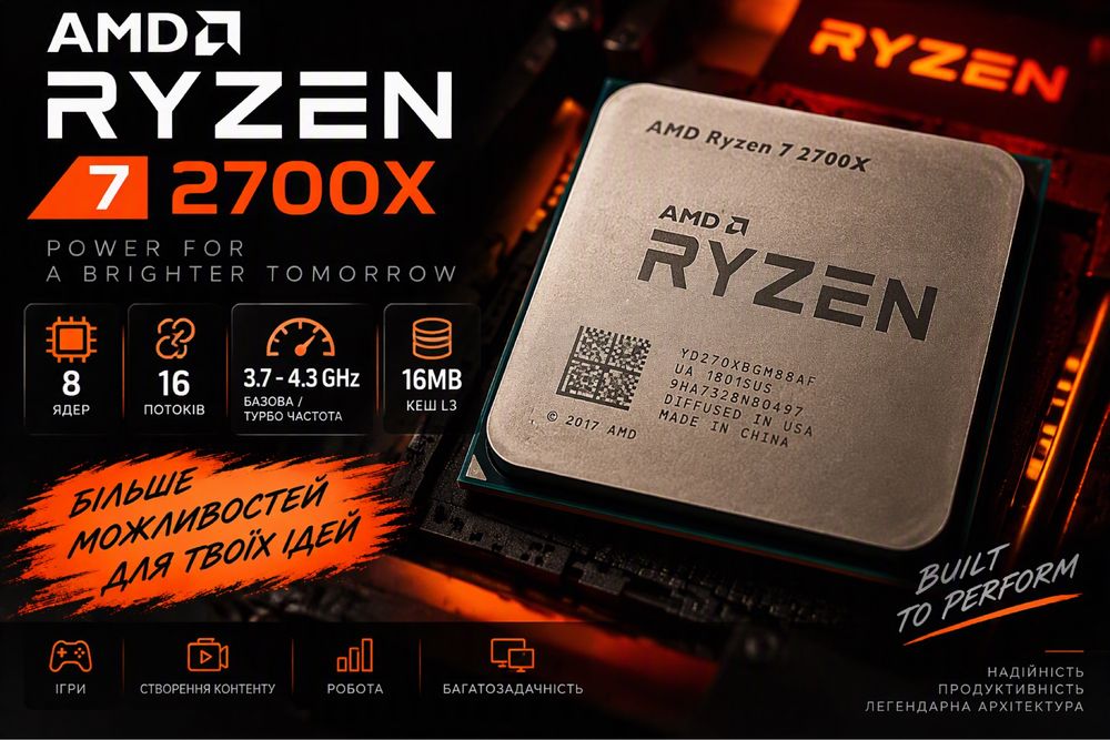 Процессор Ryzen 7 2700X