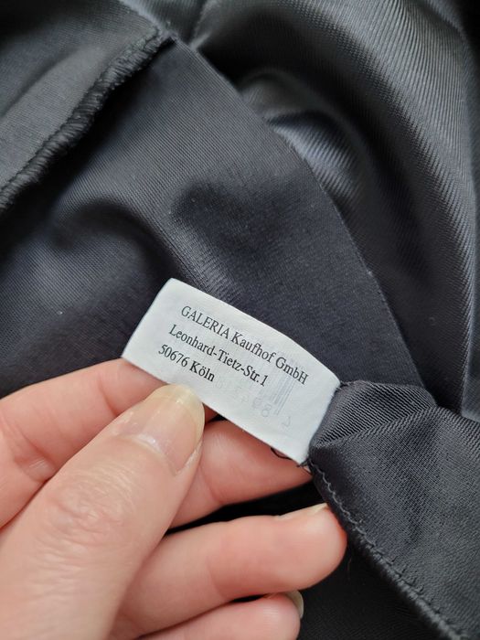 Czarna koszulka nocna 75B 34,XS bielizna damska Fabiani