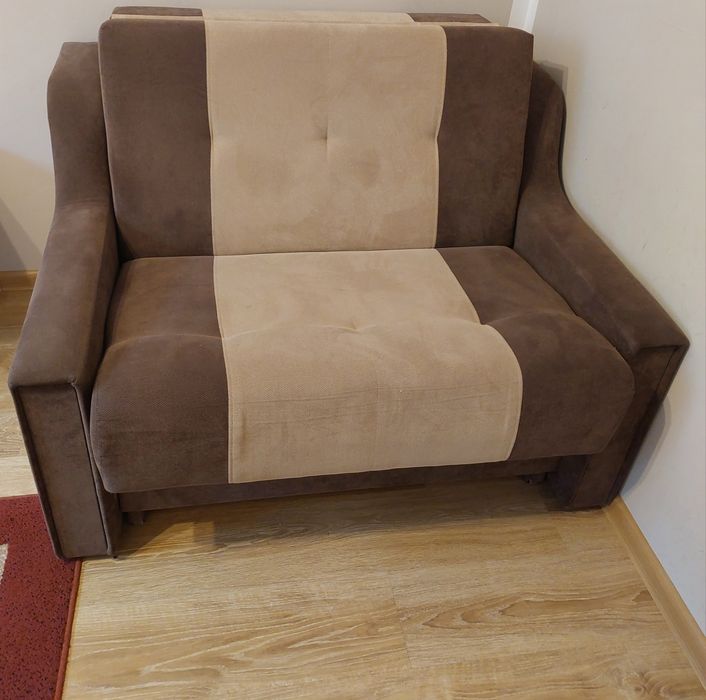 Fotel rozkładany z funkcją spania 190/90