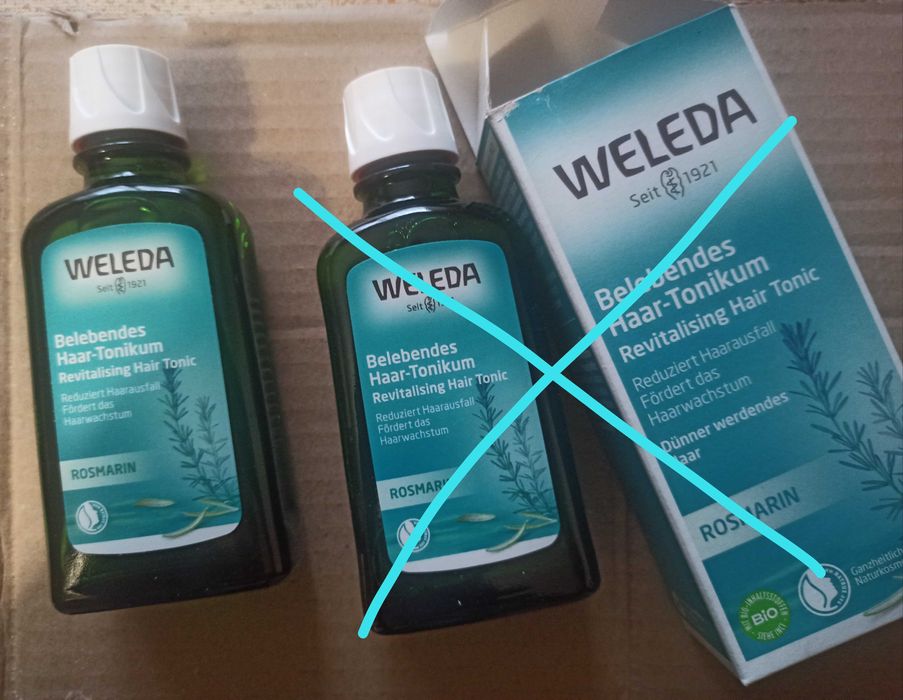 У Weleda rosemary tonicum