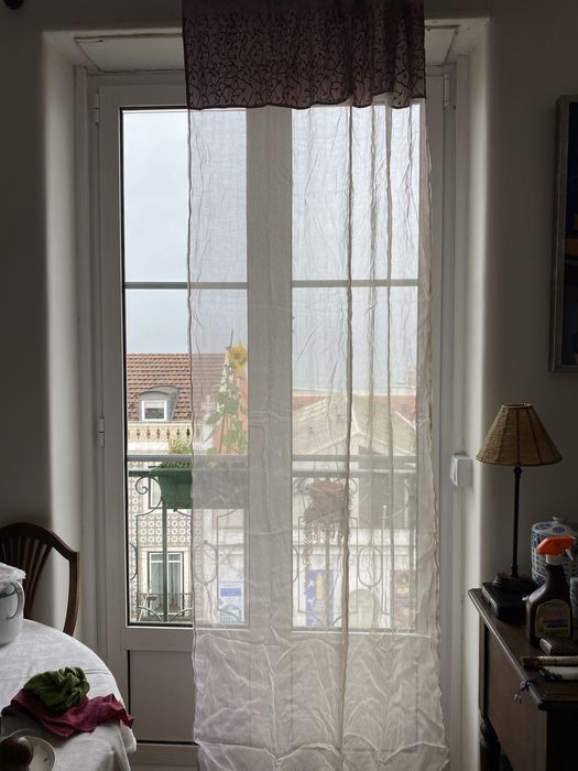 Cortina indiana de seda