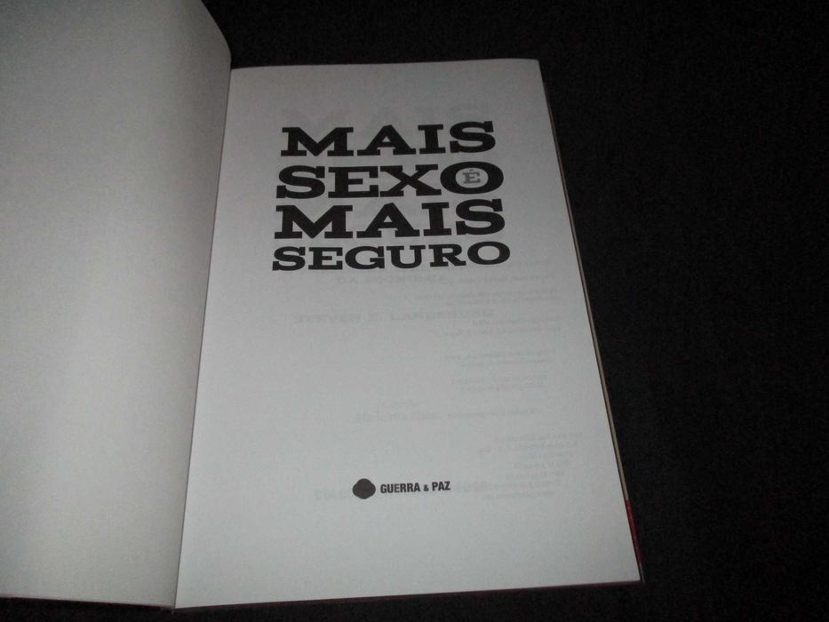 Livro Mais Sexo é Mais Seguro Steven Landsburg
