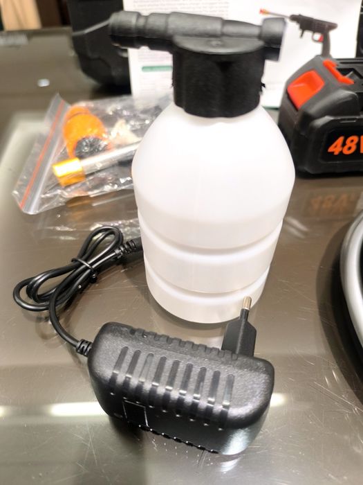 Máquina potente de lavar carro com bateria