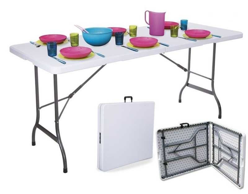 Stół cateringowy bankietowy ogrodowy składany 180 cm PROMOCJA