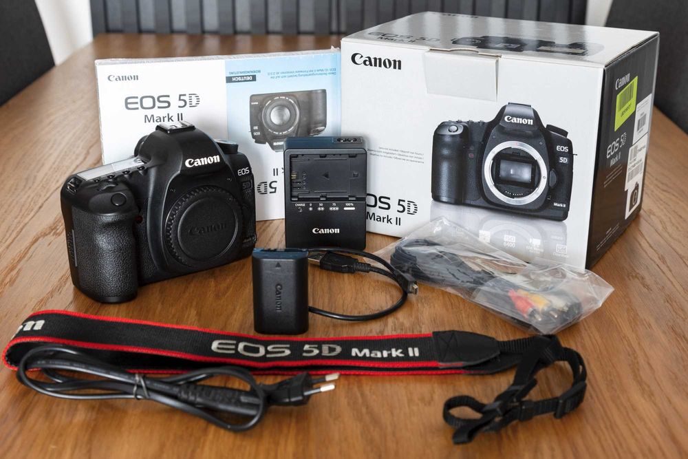 Aparat Canon EOS 5D Mark II MKII stan idealny, pełny zestaw