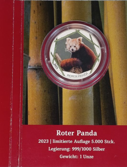 Монета 1 унция серебра 999