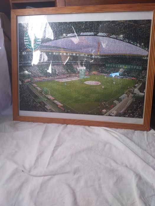 Puzzle Sporting com moldura