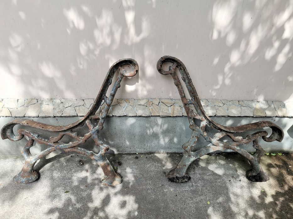 Лавка чавунна ножки  лавочка чугун