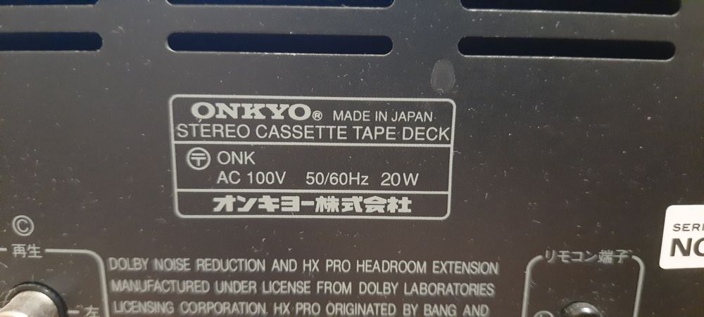Onkyo K 07 кассетная дэка Japan