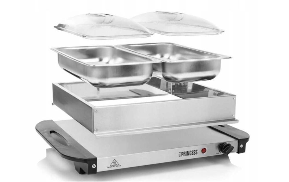 BEMAR Dwu Komorowy (2 x 2.3 L) Elektryczny Bufetowy Podgrzewacz potraw