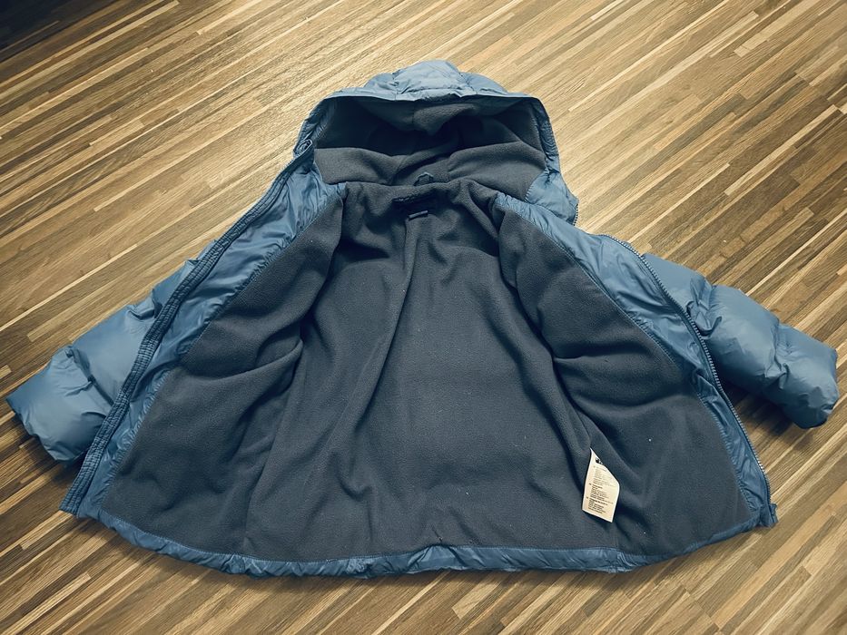 Kurtka zimowa chłopięca ocieplana niebieska 122