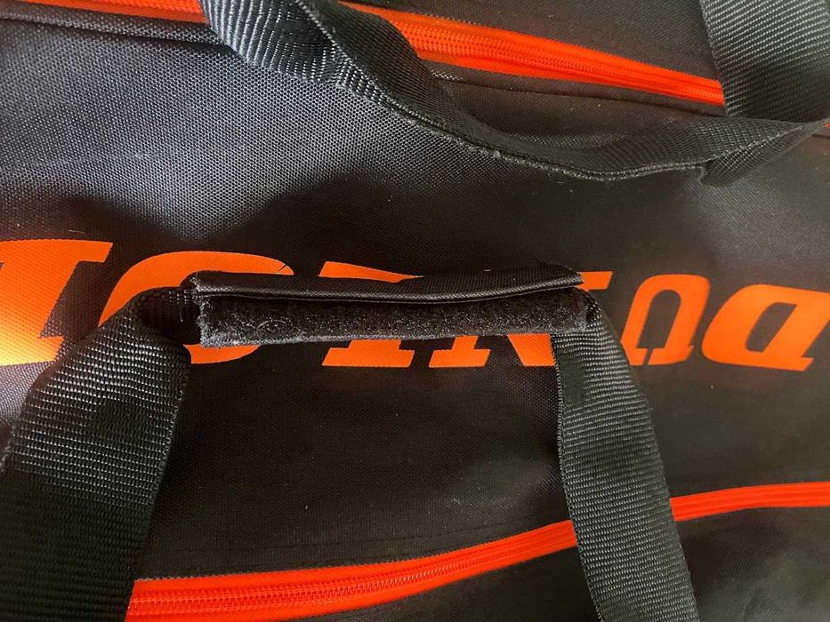 Saco de Padel Dunlop Play – Preto/Laranja