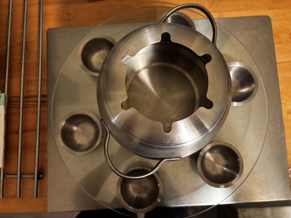 Fondue en inox do gato preto-nunca foi usado