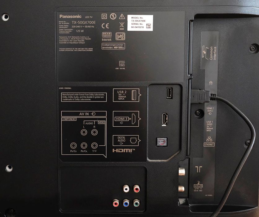 SmartTV 4K Panasonic TX-50GX700