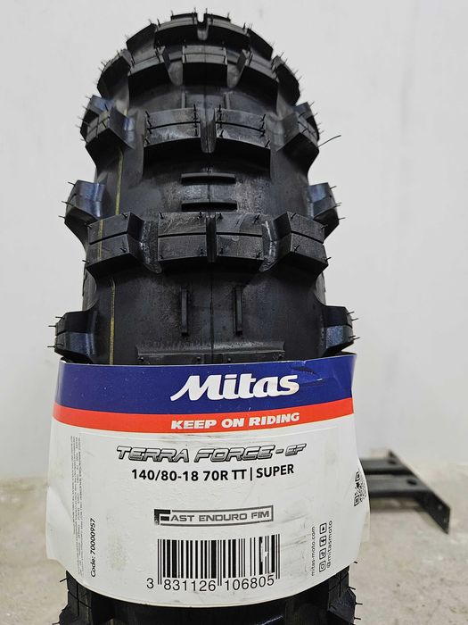 Opona MITAS 140/80-18 TERRA FORCE-EF SUPER żółty pasek enduro