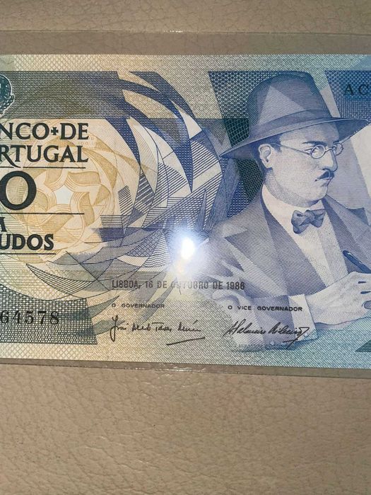 Conjuntos de 8 notas portuguesas "NAO CIRCULADAS"