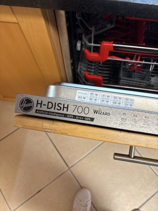Maquina de loica Hoover H-Dish 700 encastre com avaria